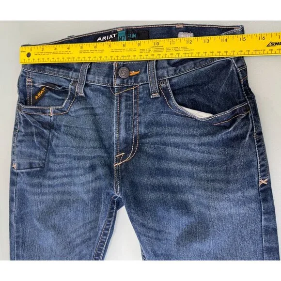 Ariat M7 Rebar Jeans Mens 30X32 Slim Straight Leg DuraStretch Workwear
